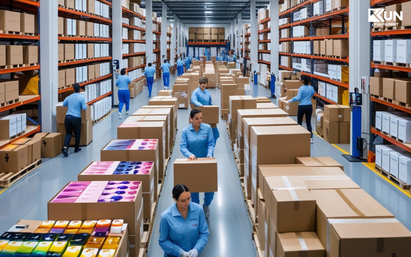 warehouse behind scene