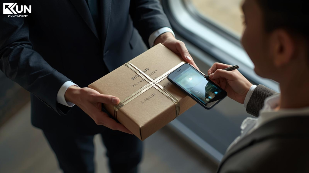 Secure luxury eCommerce delivery with signature confirmation